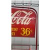 Image 3 : Coca-Cola "Take Home a Carton 36¢" Metal Store Display Rack with Sign Sign Size 16 x 9" Rack Size