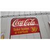 Image 8 : Coca-Cola "Take Home a Carton 36¢" Metal Store Display Rack with Sign Sign Size 16 x 9" Rack Size
