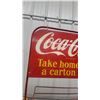 Image 9 : Coca-Cola "Take Home a Carton 36¢" Metal Store Display Rack with Sign Sign Size 16 x 9" Rack Size
