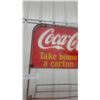 Image 3 : Coca-Cola "Take Home a Carton 25¢" Metal Store Display Rack with Sign Sign Size 15.6 x 9.6" Rack