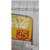 Image 8 : Coca-Cola "Take Home a Carton 25¢" Metal Store Display Rack with Sign Sign Size 15.6 x 9.6" Rack