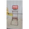 Image 1 : Vintage Coca-Cola Metal Wire Store Display Rack "Take Home a Carton 36¢" Sign