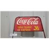 Image 2 : Vintage Coca-Cola Metal Wire Store Display Rack "Take Home a Carton 36¢" Sign
