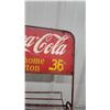 Image 4 : Vintage Coca-Cola Metal Wire Store Display Rack "Take Home a Carton 36¢" Sign