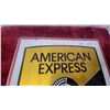 Image 2 : Vintage American Express Cards Double-Sided Metal Advertising Sign 16 x 20.6"