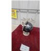 Image 6 : Decorative Desktop Globe with Polished Metal Airplane on Arc Stand