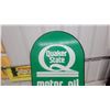 Image 5 : Quaker State Motor Oil Double-Sided fiberglassCurb Sign with Stand 27 x 36"