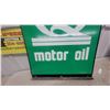 Image 6 : Quaker State Motor Oil Double-Sided fiberglassCurb Sign with Stand 27 x 36"