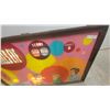 Image 4 : Midway Bull's Eye Arcade Dart Score Board Game Backglass with Wood Frame 33 x 51" Vintage