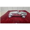 Image 4 : Vintage Cast Aluminum Toy Race Car 12" Long Vintage