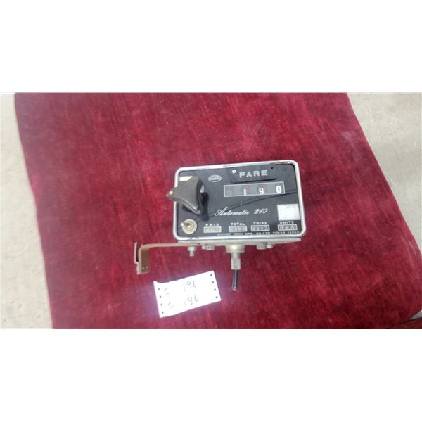 Nishibe Keiki Automatic 210 Taxi Fare Meter with Mounting Bracket