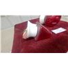 Image 3 : Vintage Ruby Glass Exit Sign Light Fixtures, Lot of Two