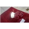 Image 5 : Vintage Ruby Glass Exit Sign Light Fixtures, Lot of Two