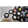 Image 4 : Box of 45 RPM Vinyl Records, Various Artists and Labels Ready for the Juke Box