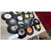 Image 5 : Box of 45 RPM Vinyl Records, Various Artists and Labels Ready for the Juke Box