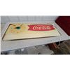 Image 4 : Coca-Cola "Time for That Refreshing New Feeling" Fishtail Lighted Clock Sign Not Workin with Lense