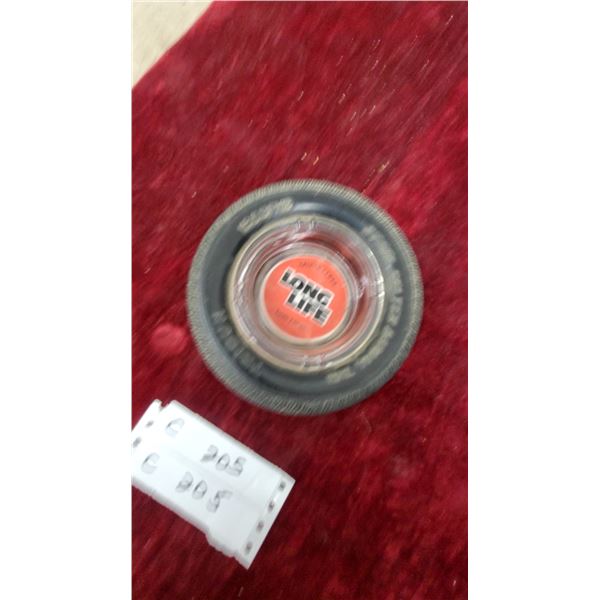 Trisun Tyres Long Life 155SR13 Steel Belted Radial Tire Promotional Ashtray