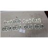 Image 1 : Lot of Eight Minnesota Motorcycle License Plates, December 1980, D50 Series Never Used