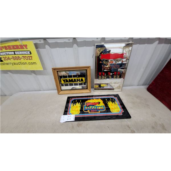 Sizzling, Slot Machine Panel Yamaha, and Private Bar Decorative Mirrored Signs