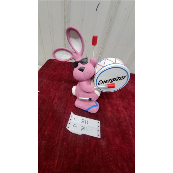 Energizer Bunny Promotional Figure with Drum and Sunglasses Bank 10" Tall