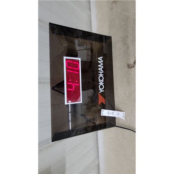 Yokohama Digital Clock Display 10 x 16"