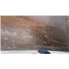 Image 7 : Vintage Wooden Aircraft Propeller with Copper Leading Edge Tips Decaled Falcon Ww 1 Era 100" Long