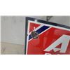 Image 7 : Atlas Batteries Porcelain Vintage Advertising Sign 22 x 72"