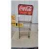 Image 1 : Vintage Coca-Cola Metal Store Display Rack with "Take Home a Carton 36¢" Sign, 9 x 16" and 17 x 48"