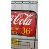 Image 4 : Vintage Coca-Cola Metal Store Display Rack with "Take Home a Carton 36¢" Sign, 9 x 16" and 17 x 48"