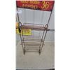 Image 5 : Vintage Coca-Cola Metal Store Display Rack with "Take Home a Carton 36¢" Sign, 9 x 16" and 17 x 48"