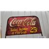 Image 8 : Vintage Coca-Cola Metal Store Display Rack with "Take Home a Carton 36¢" Sign, 9 x 16" and 17 x 48"