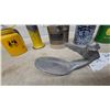 Image 5 : John Deere Oil Cans, Graniteware Cup, Ohaus Measure, and Plymouth Hood Ornament 1930s One Wing