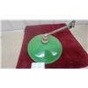 Image 2 : Vintage Industrial Green Enamel Wall-Mounted Barn Light Fixture 14.6" Diameter at Base