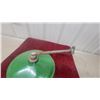 Image 3 : Vintage Industrial Green Enamel Wall-Mounted Barn Light Fixture 14.6" Diameter at Base