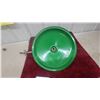 Image 4 : Vintage Industrial Green Enamel Wall-Mounted Barn Light Fixture 14.6" Diameter at Base