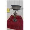 Image 2 : Steam Punk Upcycled Automotive Parts Table Lamp with Distributor Body and Air Filter Shade 19" Tall