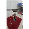 Image 5 : Steam Punk Upcycled Automotive Parts Table Lamp with Distributor Body and Air Filter Shade 19" Tall