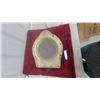 Image 1 : Brass Nautical Portlight with Circular Glass Pane and Mounting Plate 14 x 17"