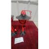 Image 2 : 2x Vintage Kerosene Road Side Flares Restored Painted