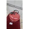 Image 4 : Red Indian Motor Oil Can with Handle and Spout Restored