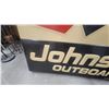 Image 3 : Johnson Outboards Authorized Dealer Lighted Sign Panel with Flying J Logo 48 x 72" Embossed