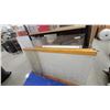 Image 1 : 5'10" Section of Hockey Boards with Glass and Stantions from 1980s Keystone Centre Brandon