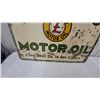 Image 5 : Sterling Motor Oil "The Best Oil in Any Case" Tombstone-Shaped Porcelain Sign 26 x 29" 2 Side Early