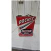 Image 1 : Rocket Motor Oil 2 U.S. Gallon Tin Can, 1950s-1960s with Product