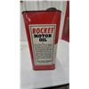 Image 3 : Rocket Motor Oil 2 U.S. Gallon Tin Can, 1950s-1960s with Product