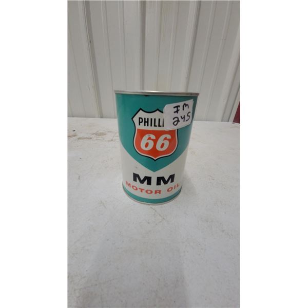Phillips 66 MM Motor Oil One-Quart Can with Product