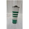 Image 2 : Cities Service Outboard Motor Oil Can, 1 Quart, Green and White with Triangle Logo