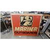 Image 1 : Vintage Mariner Outboards Dealer Lighted Panel Sign with Triton Logo 61 x 73"