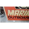 Image 3 : Vintage Mariner Outboards Dealer Lighted Panel Sign with Triton Logo 61 x 73"
