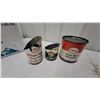 Image 1 : Esso MP Grease, BA Alloyed Motor Oil, and William Penn Heavy Duty Motor Oil Cut down Vintage Cans